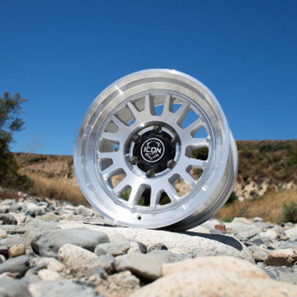 ICON Alloys Anza 17x8.5 6x5.5 +25mm Silver Machined Wheel — image 3