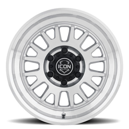 ICON Alloys Anza 17x8.5 6x5.5 +25mm Silver Machined Wheel — image 5