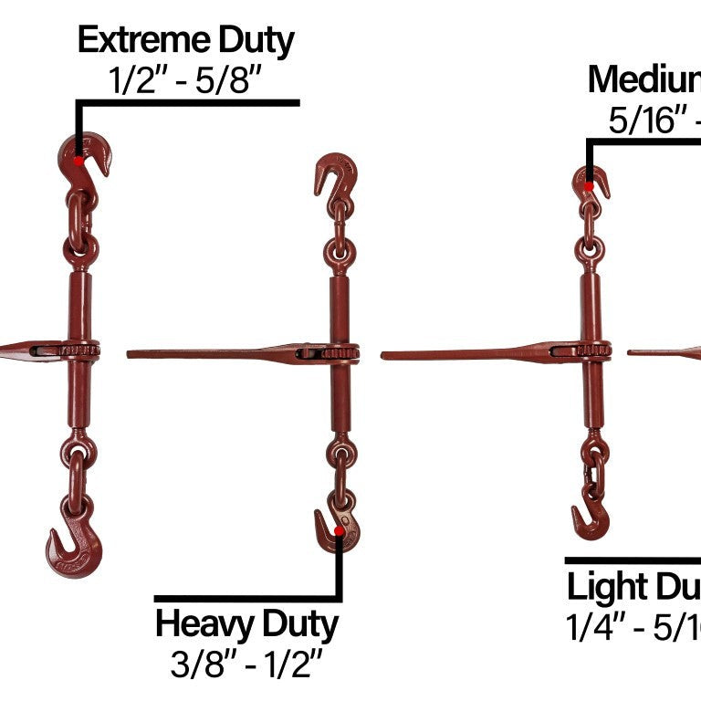 BulletProof Hitches Extreme Duty 1/2–5/8 Inch Ratchet Chain Binder — image 6