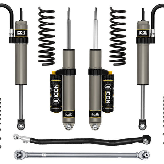 ICON Vehicle Dynamics 2014-2026 Ram 2500 4WD Diesel 2.5" Stage 4 Suspension System with Performance Rear Coil Springs — image 1
