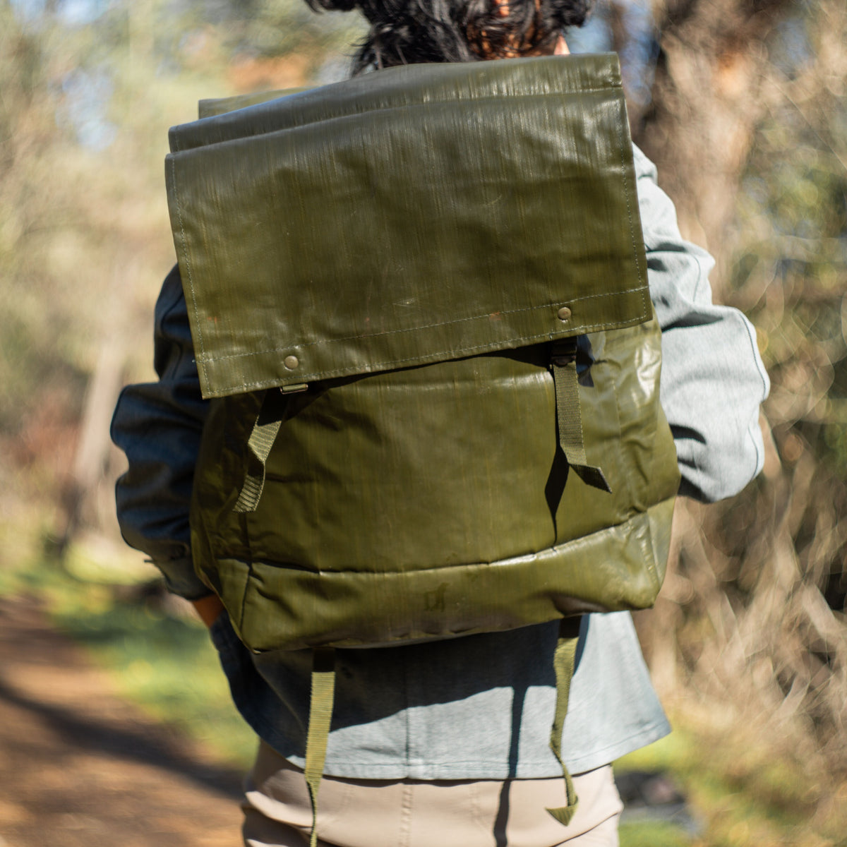 Czech Army Rubberized Vinyl Backpack | Unissued