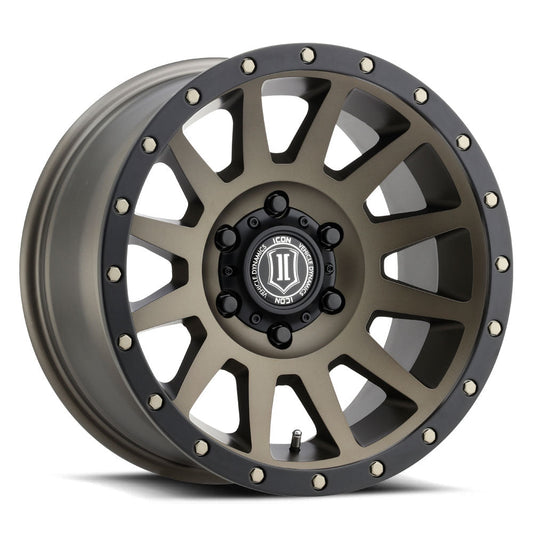 ICON Alloys Compression 18x9 5x150 +25mm Bronze Wheel — image 1