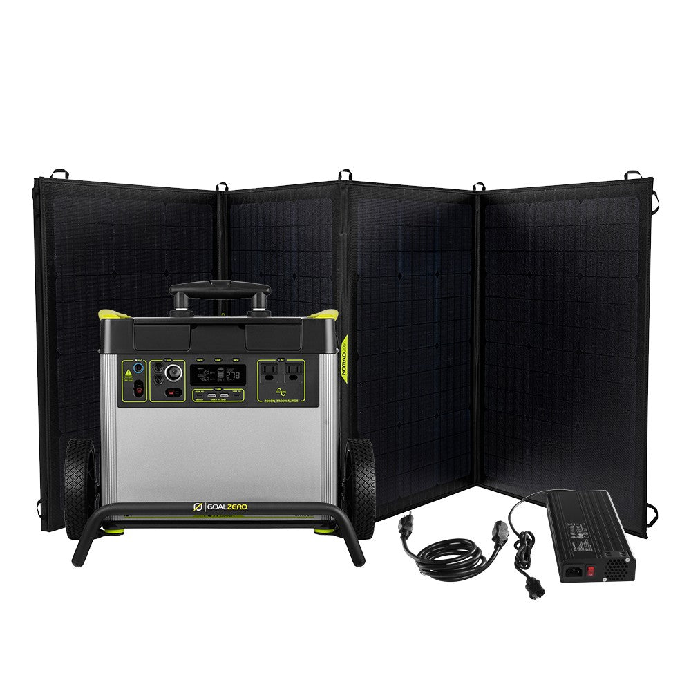 Goal Zero Yeti 3000X with Three Nomad 200 Solar Panels Power Station Kit — image 1