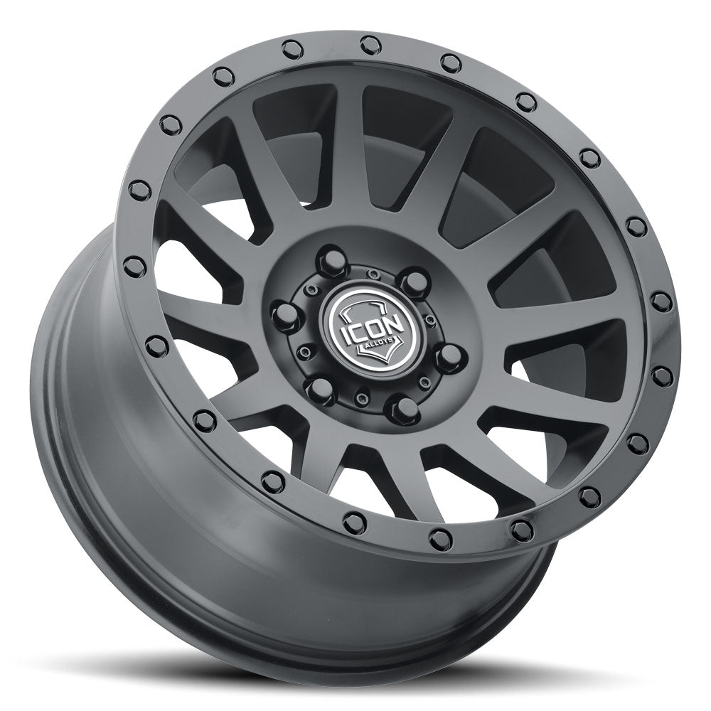 ICON Alloys Compression 17x8.5 6x135 +6mm Double Black Wheel — image 3