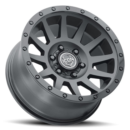 ICON Alloys Compression 18x9 6x5.5 +25mm Double Black Wheel — image 3