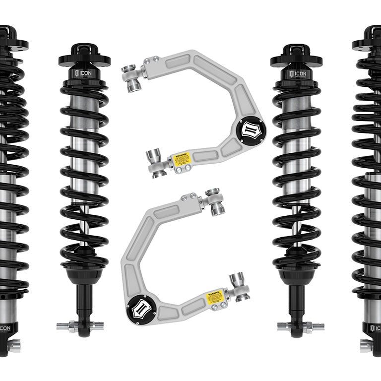 ICON Stage 3 Billet Suspension System for 2021-2026 Ford Bronco Non-Sasquatch 3-4" Lift Heavy Rate Rear Springs — image 1
