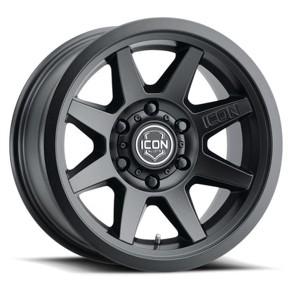 ICON Alloys Rebound SLX 17x8.5 6x5.5 0mm Satin Black Wheel — image 1