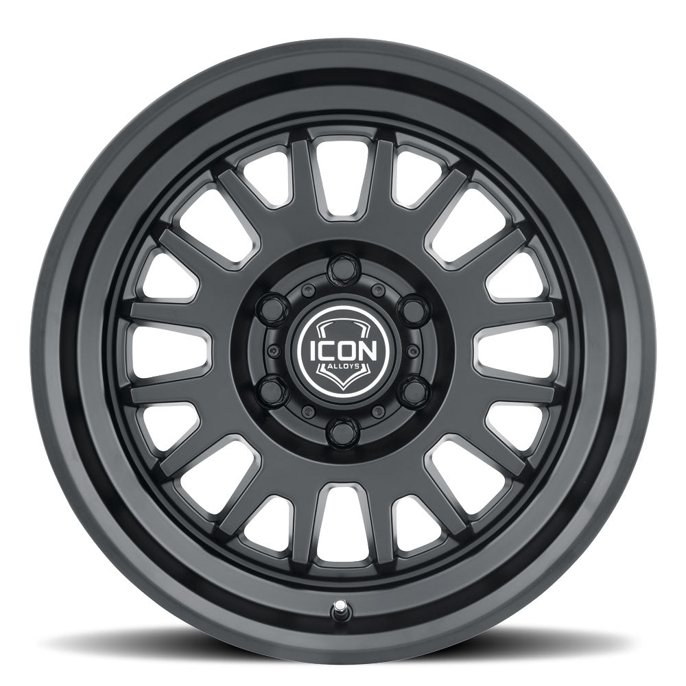 ICON Alloys Anza 17x8.5 6x5.5 +25mm Satin Black Wheel — image 3