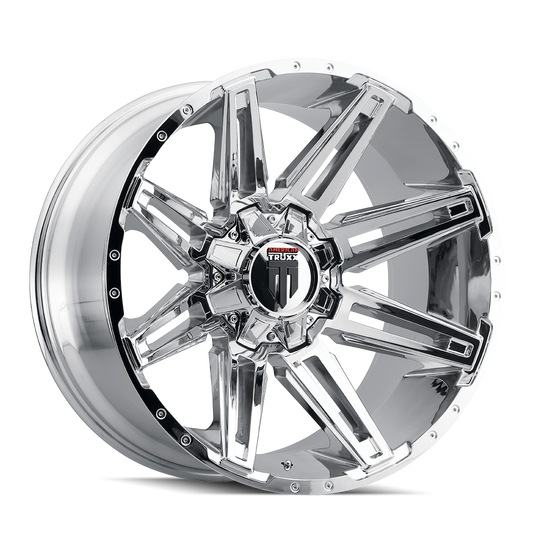 American Truxx Boom AT1903 20x9 Chrome Wheel — image 1