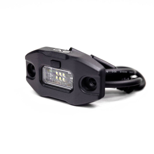 Elite White Push Button Dome Light with easy bolt-on attachment by DV8 Offroad