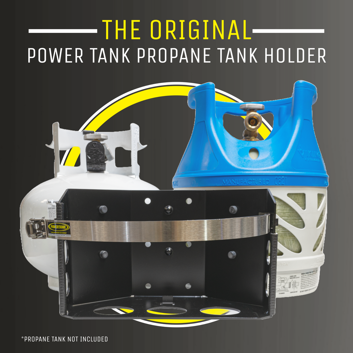 Power Tank Tor LOCKER Propane Tank Bracket for 11 lb Squatty and Viking Tanks — image 3