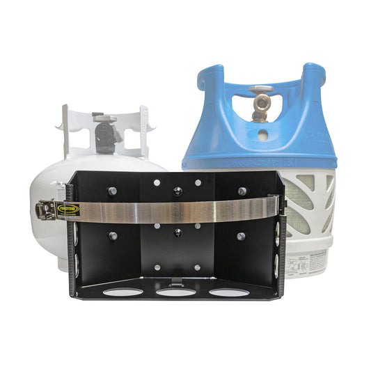 Power Tank Tor LOCKER Propane Tank Bracket for 11 lb Squatty and Viking Tanks — image 1