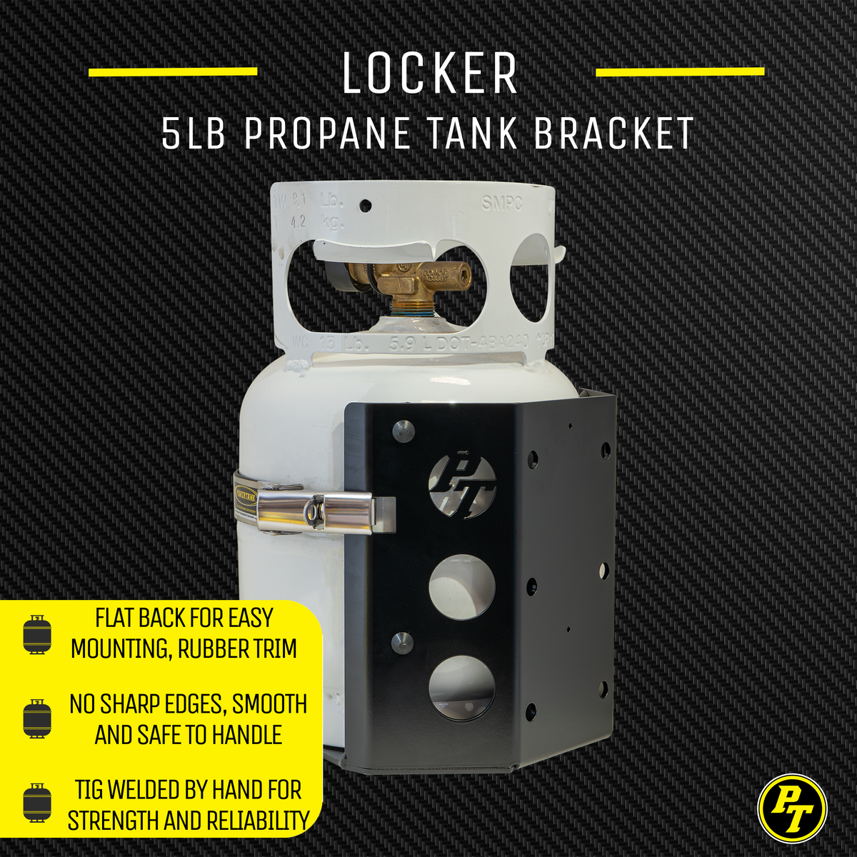 Power Tank Teton LOCKER 5 lb Propane Tank Bracket — image 6