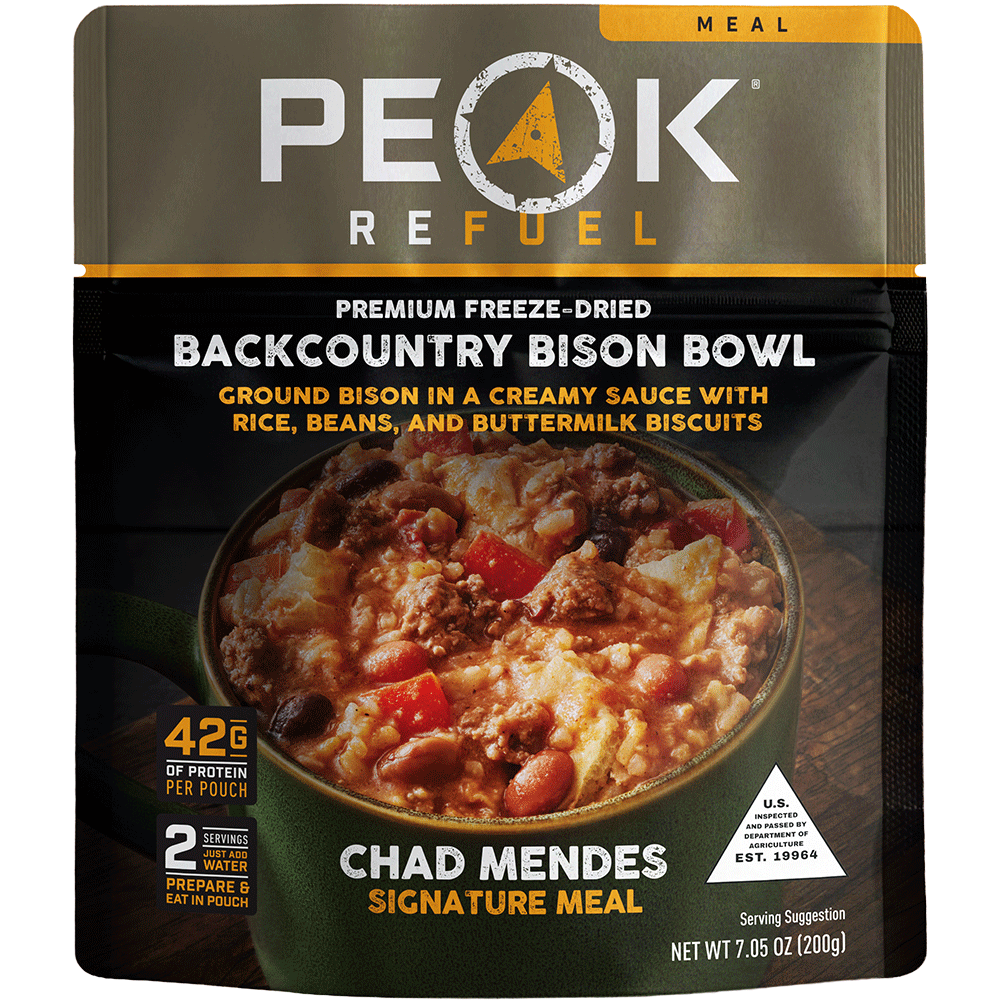 Peak Refuel Backcountry Bison Bowl Freeze-Dried Meal — image 1