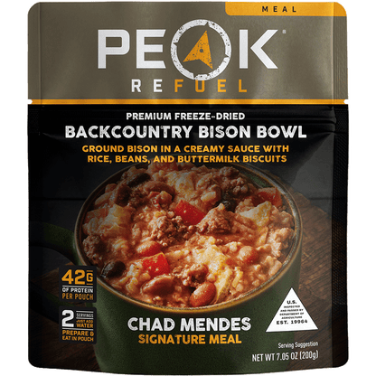 Peak Refuel Backcountry Bison Bowl Freeze-Dried Meal — image 1