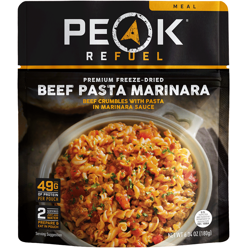Peak Refuel Beef Pasta Marinara Freeze-Dried Meal — image 1