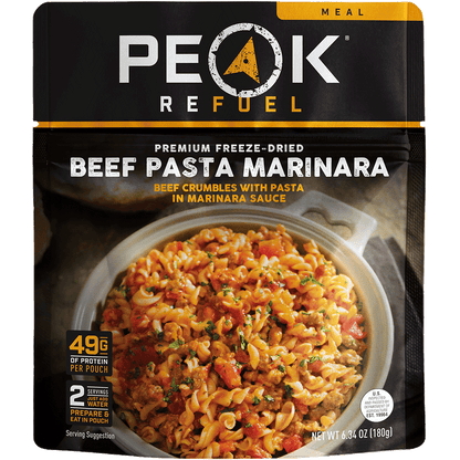 Peak Refuel Beef Pasta Marinara Freeze-Dried Meal — image 1
