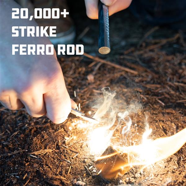 Best ferro rod for camping, bug-out bags, and emergency fire kits