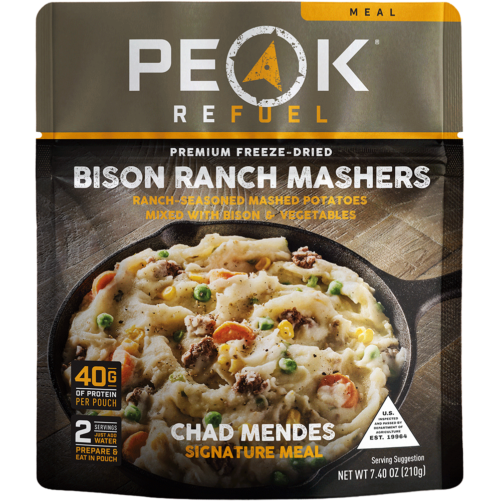 Peak Refuel Bison Ranch Mashers Freeze-Dried Meal — image 1