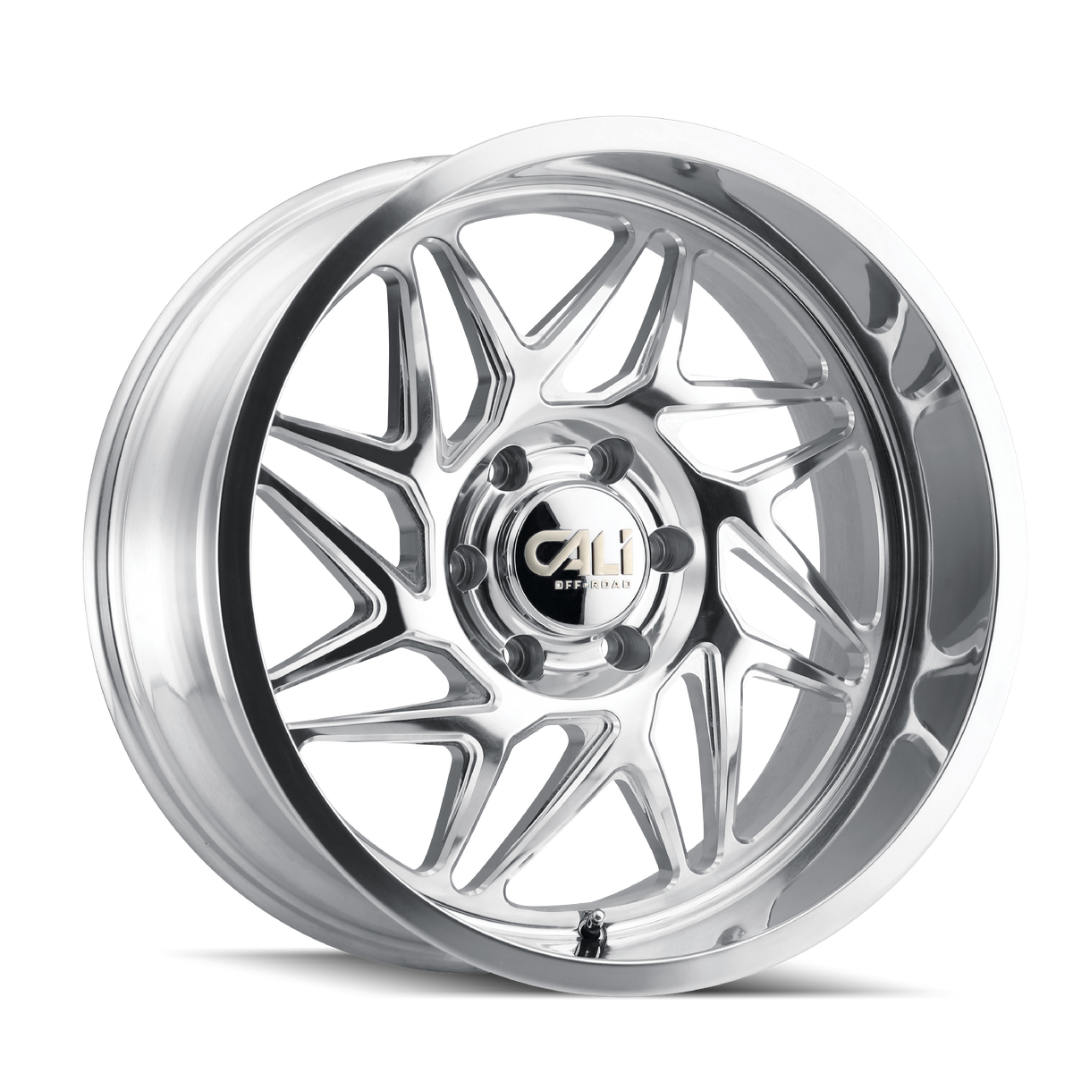 Cali Off-Road Gemini 9112 20x10 Polished Wheel — image 1