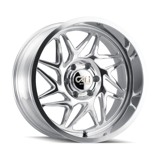 Cali Off-Road Gemini 9112 20x10 Polished Wheel — image 1