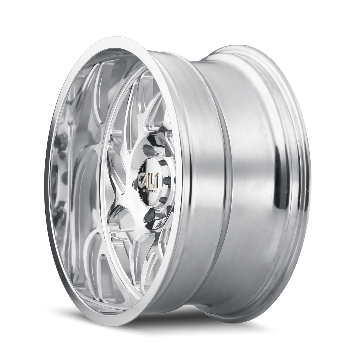 Cali Off-Road Gemini 9112 20x10 Polished Wheel — image 2