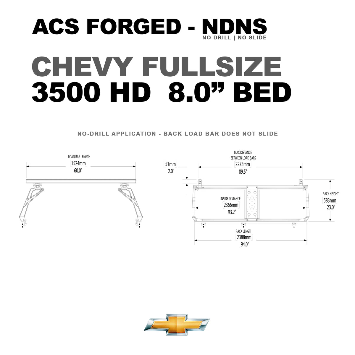 Chevrolet 3500 | Chevrolet 3500 ACS FORGED - Leitner Designs