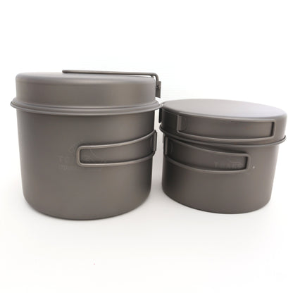 TOAKS Titanium 1600ml and 1300ml Pot with Pan Combo Set — image 1