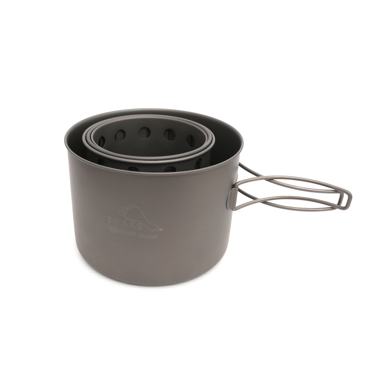 TOAKS Titanium 1600ml Pot and Wood Burning Stove Combo Set — image 3