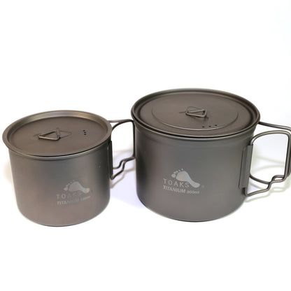 TOAKS Titanium 900ml and 550ml Pot Combo Set — image 1