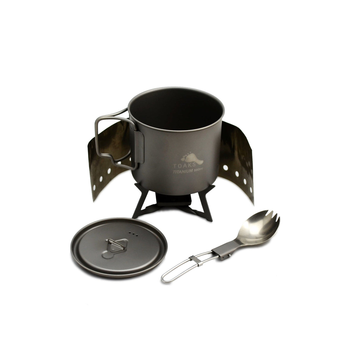 TOAKS Ultralight Titanium Solid Fuel Cook System — image 1