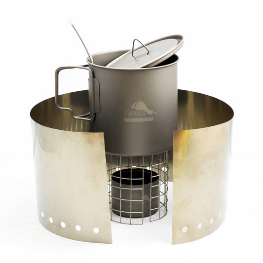 TOAKS Titanium Alcohol Stove Cook System with 650ml Pot — image 1