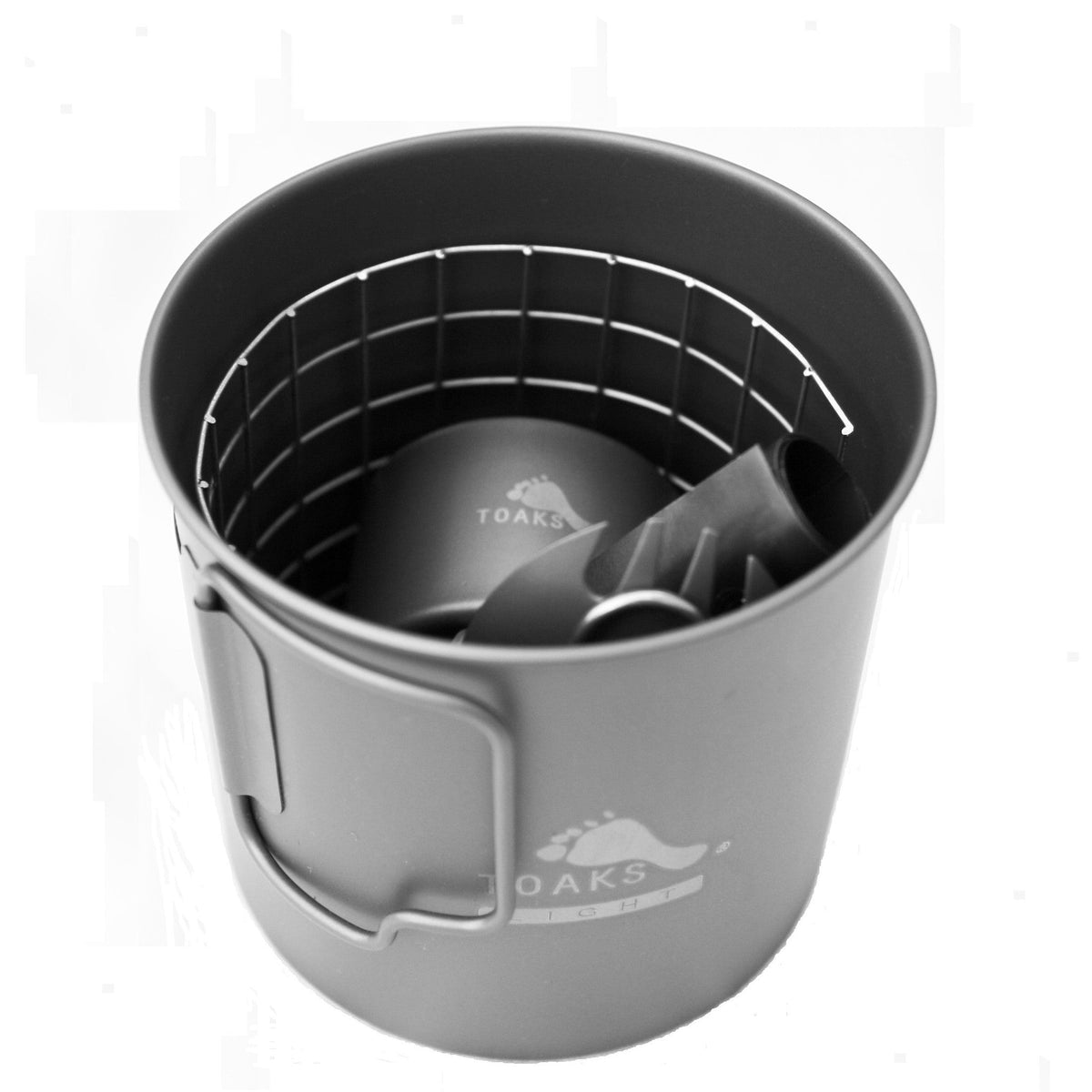 TOAKS Titanium Alcohol Stove Cook System with 650ml Pot — image 3