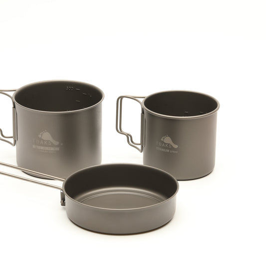 TOAKS Titanium Pan, Pot, and Mug Combo Set — image 1
