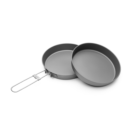TOAKS Titanium 165mm Deep Pan and Plate Set — image 1