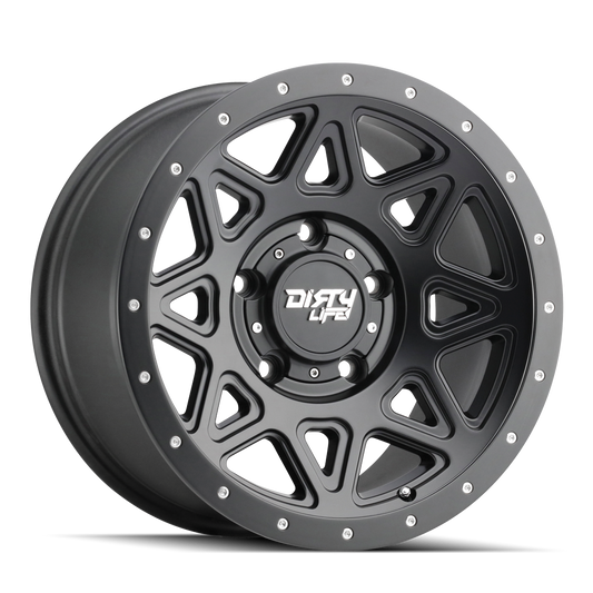 Dirty Life Theory 9305 Wheel, 16x8 Satin Black — image 1