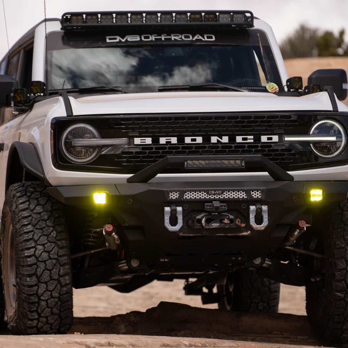 DV8 Offroad 3-Inch Elite Series LED Amber Pod Light — image 3