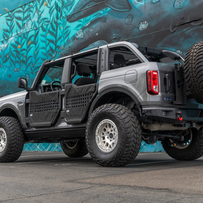 Body Armor 4x4 Rear Tube Doors with Webbing for Ford Bronco — image 2
