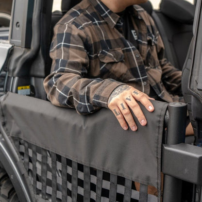 Body Armor 4x4 Rear Tube Doors with Webbing for Ford Bronco — image 5
