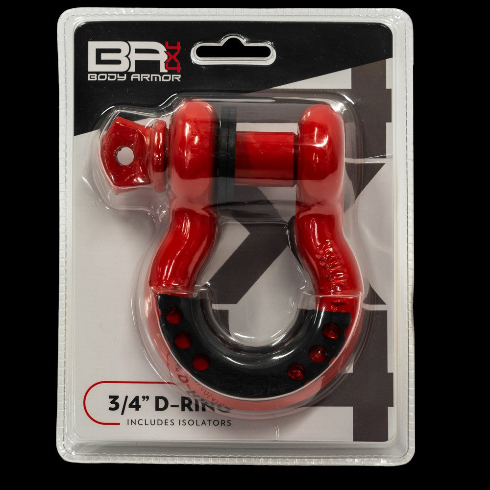 Body Armor 4x4 3/4 Inch D-Ring Shackle with Isolators — image 3