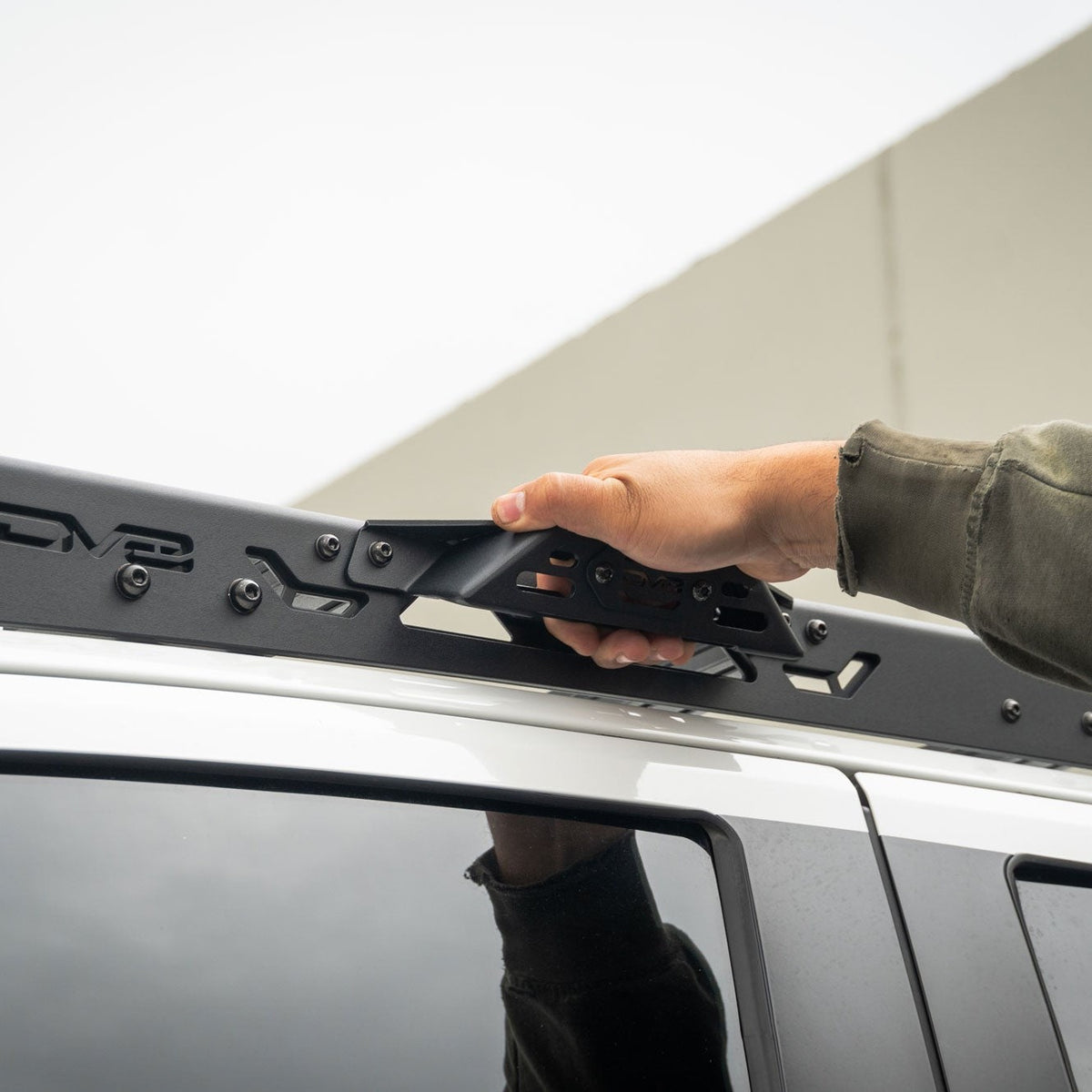 DV8 Offroad Roof Rack Grab Handles with Tie-Down Hook Points, Pair — image 2