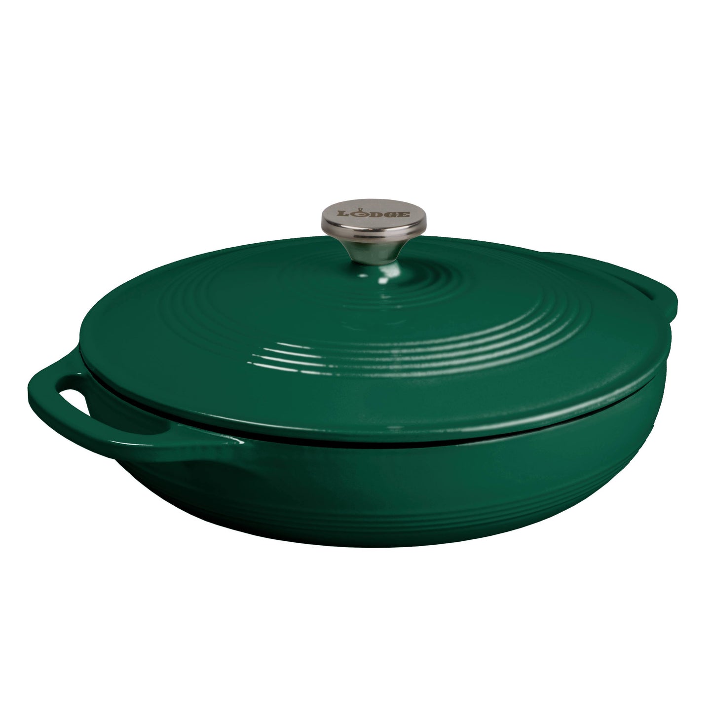 Evergreen enameled braiser.