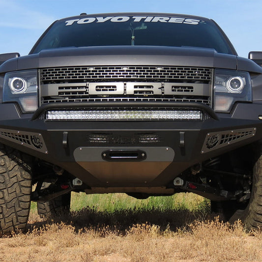 Addictive Desert Designs HoneyBadger Winch Front Bumper for 2010-2014 Ford Raptor — image 1
