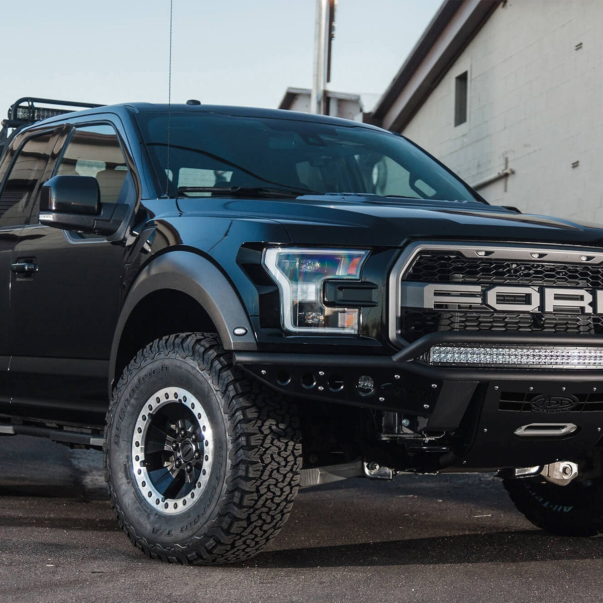 Addictive Desert Designs Stealth R Front Bumper with Winch Mount for 2017-2020 Ford Raptor — image 1
