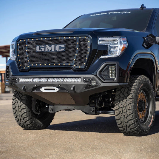 Addictive Desert Designs Stealth Fighter Front Bumper for GMC Sierra 1500 — image 1