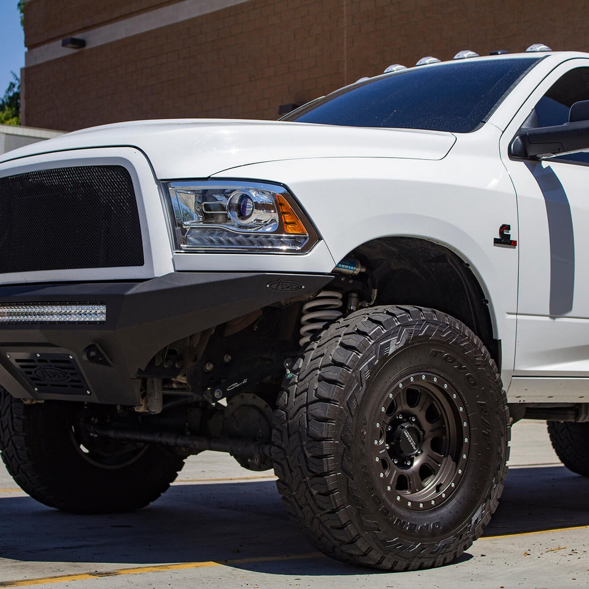 Addictive Desert Designs Stealth Fighter Front Bumper for Dodge RAM 2500/3500 — image 2