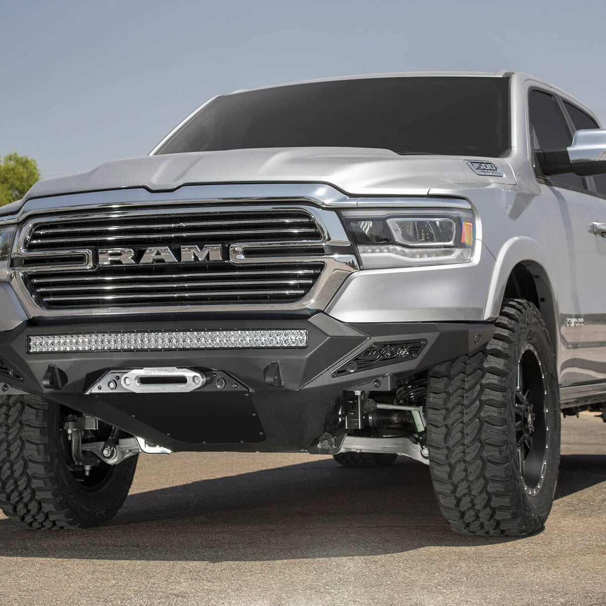 Addictive Desert Designs Stealth Fighter Front Bumper for RAM 1500 — image 3