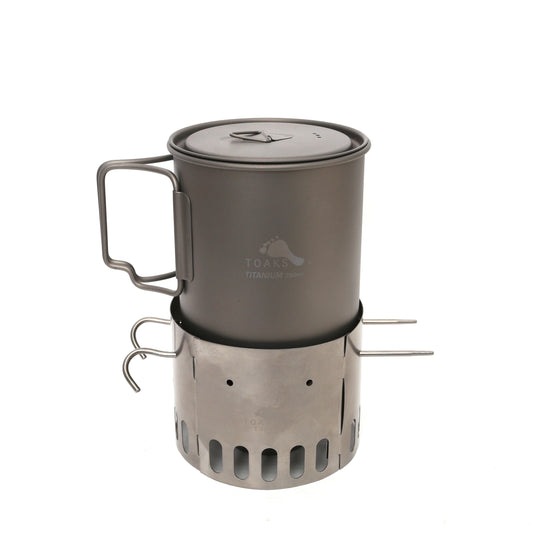 TOAKS Titanium 750ml Pot and Alcohol Stove Combo Set — image 1
