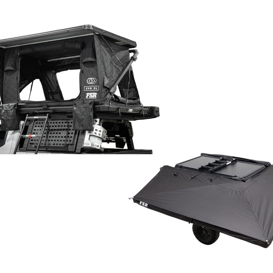 Freespirit Recreation Evo XL Rooftop Tent and 270 Awning Bundle — image 1