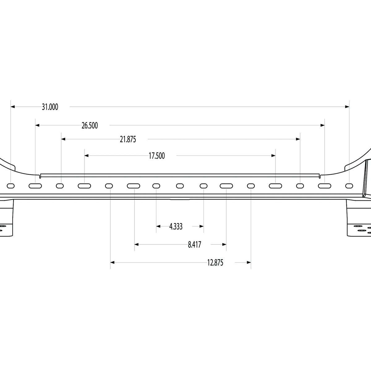 INEOS GRENADIER Front Bumper Light Bar - Leitner Designs